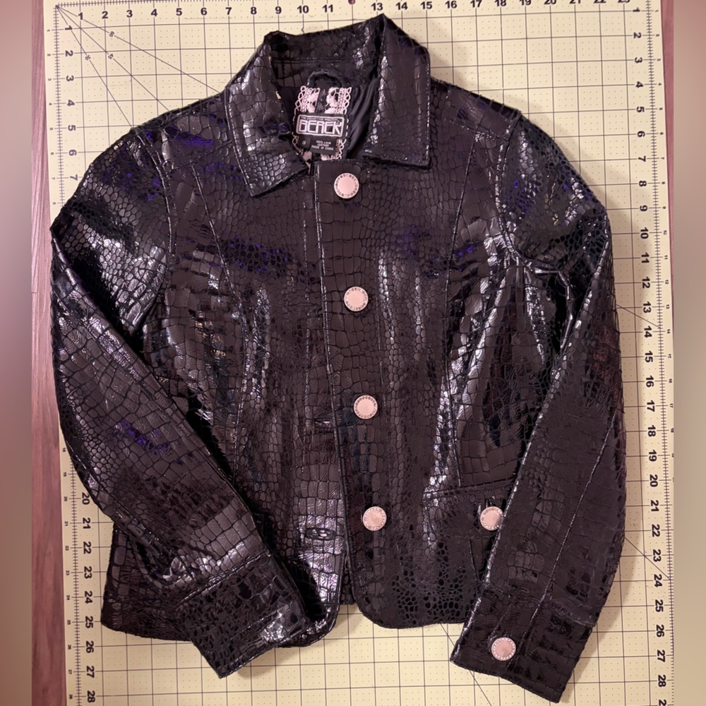 100% lamb leather jacket